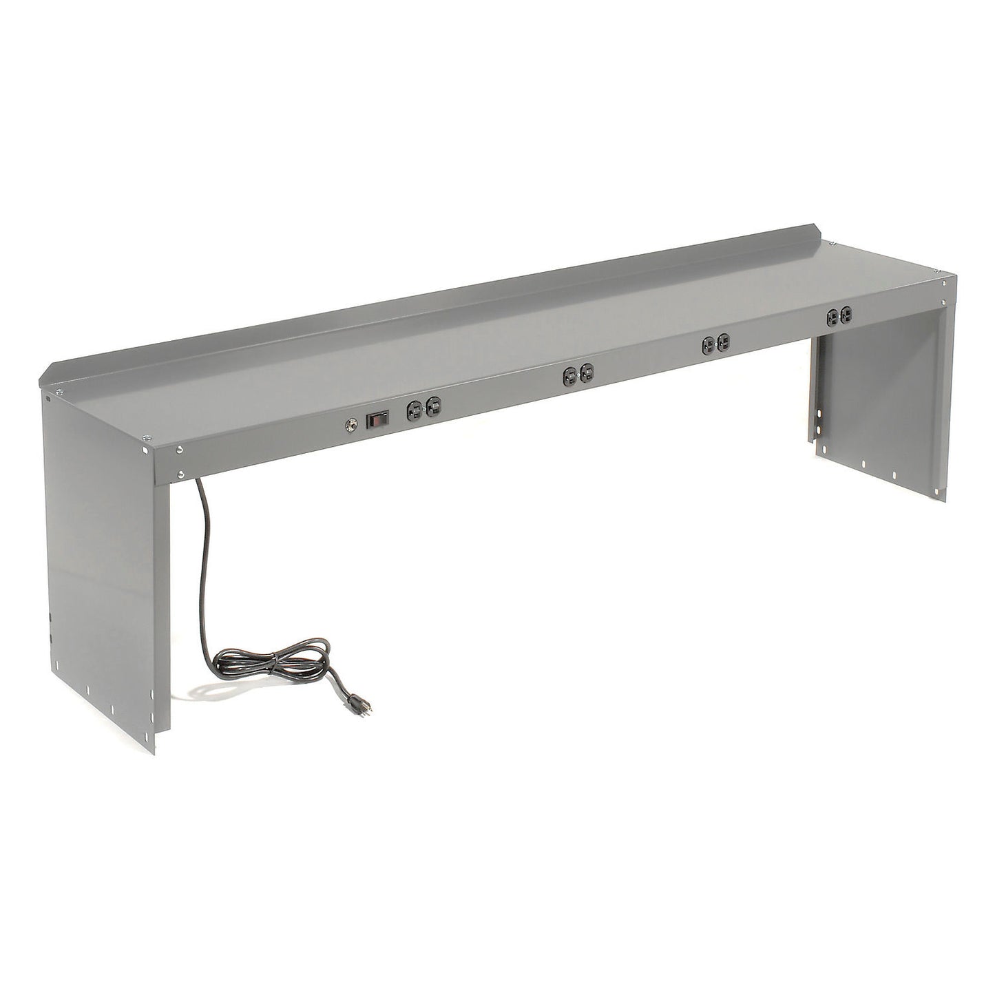 Global Industrial Steel Power Riser, 72"W x 15"D, Gray (WB254754B)