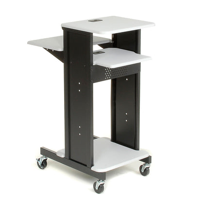 Global Industrial Projector Presentation Cart - Gray/Black (WB250765GY)
