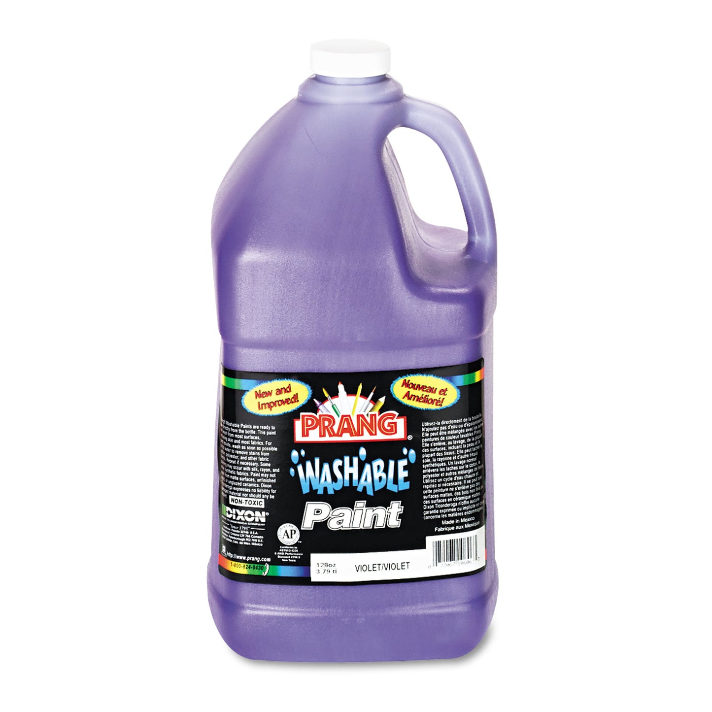 Prang® Washable Paint, Violet, 1 gal Bottle (DIX10606)