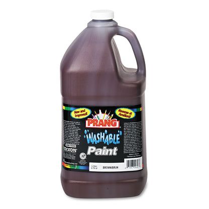 Prang® Washable Paint, Brown, 1 gal Bottle (DIX10608)