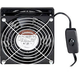 Global Industrial AC Fan Kit For Computer Security Cabinet & Audio-Visual Cart (WB249189)