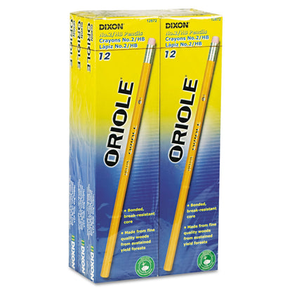 dixon-oriole-hb-no-2-pencils-2-lead-black-lead-yellow-wood-barrel-12-dozen-num-dix12872dz_2