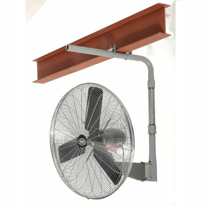 Global Industrial 30" Deluxe Oscillating Industrial I Beam Fan, 3 Speed, 10000 CFM, 1/2 HP (WB795972)