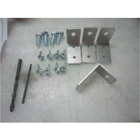 Global Industrial Phenolic Bench Top Mounting Bracket Kit for Square Adjustable Height Leg (WB253CP67)
