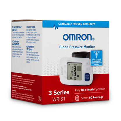 Omron®3 Series™ Home Automatic Digital Blood Pressure Monitor Large Cuff Nylon Cuff 23 - 40 cm Wrist (1150429_EA)