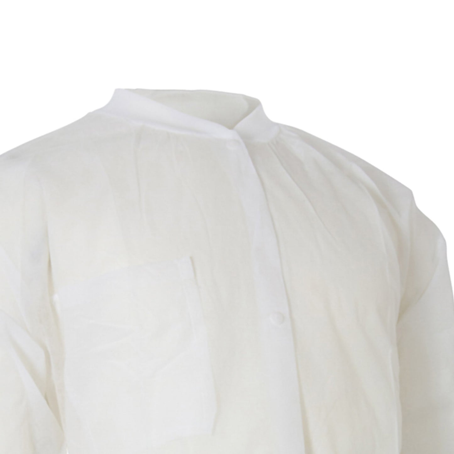 McKesson Lab Coat White Large / X-Large Knee Length Spunbond Polypropylene Disposable (1207905_BG)