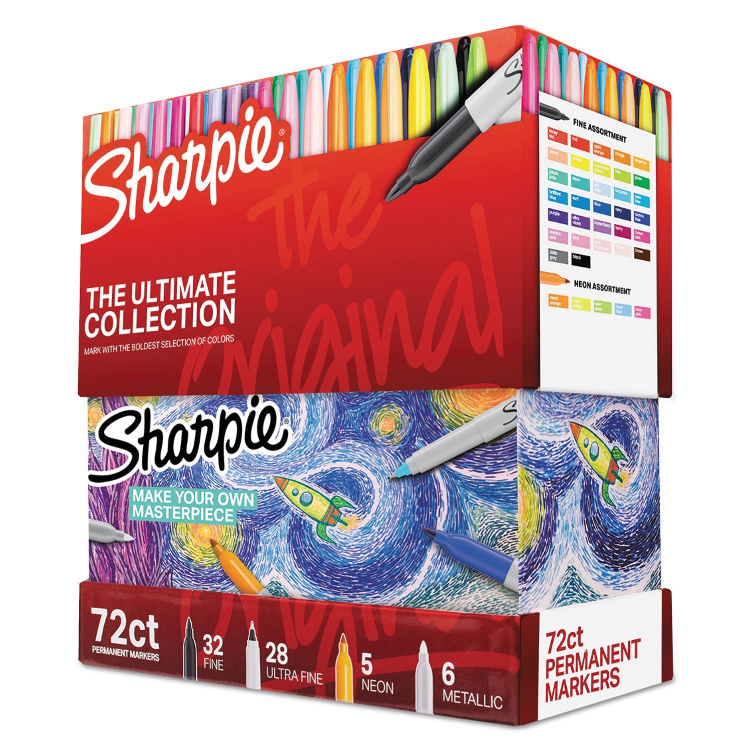 Sharpie® Permanent Markers Ultimate Collection Value Pack, Assorted Bu ...