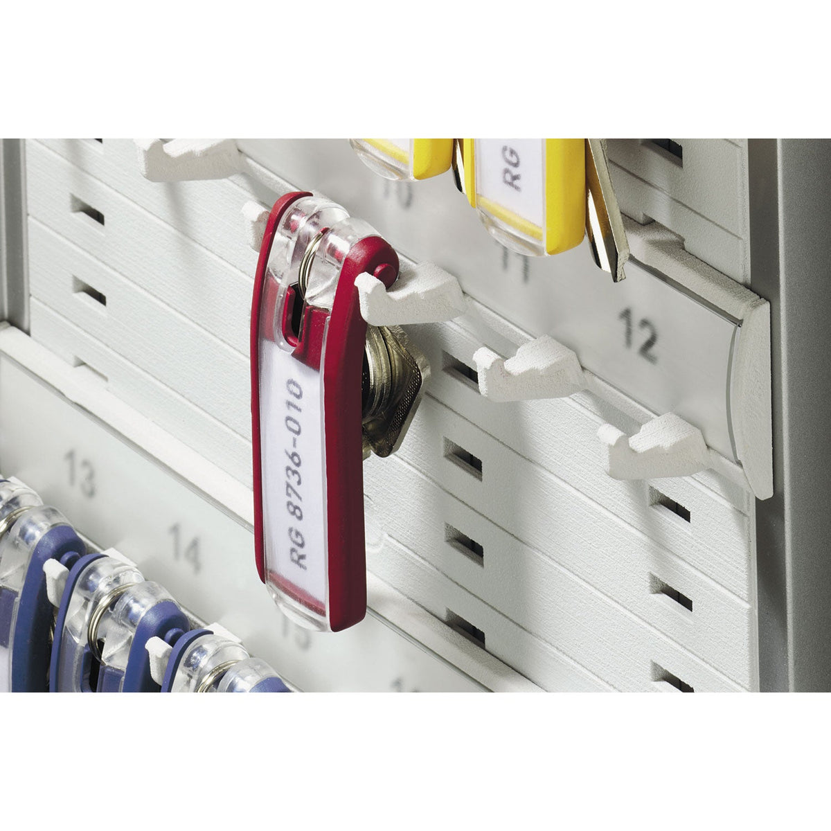 Durable® Tags for Locking Key Cabinets, Plastic, 1.13 x 2.75, Dark Blu ...