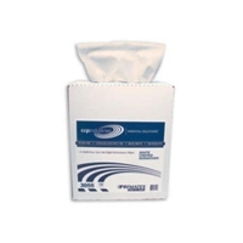 ShopWorks® Prematex® Wipers, Sontara, White, 9"x16.75", Heavy Duty, Creped, Pop-N-Wipe® Interfold, 150/Box, Case of 6 Boxes (HOS3055)