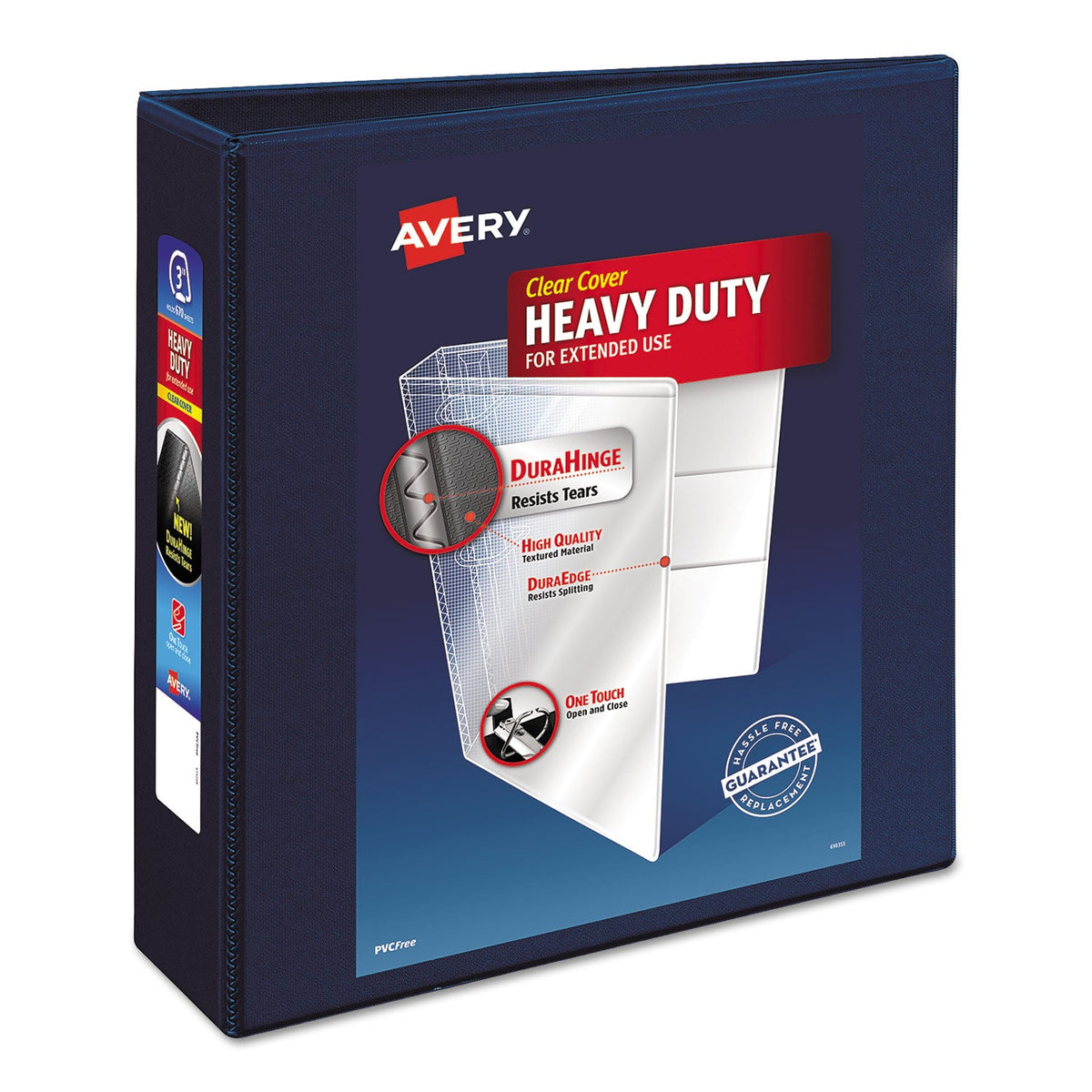 Ezd File Avery® Heavy-Duty View Binder with DuraHinge and Locking One Touch EZD ...