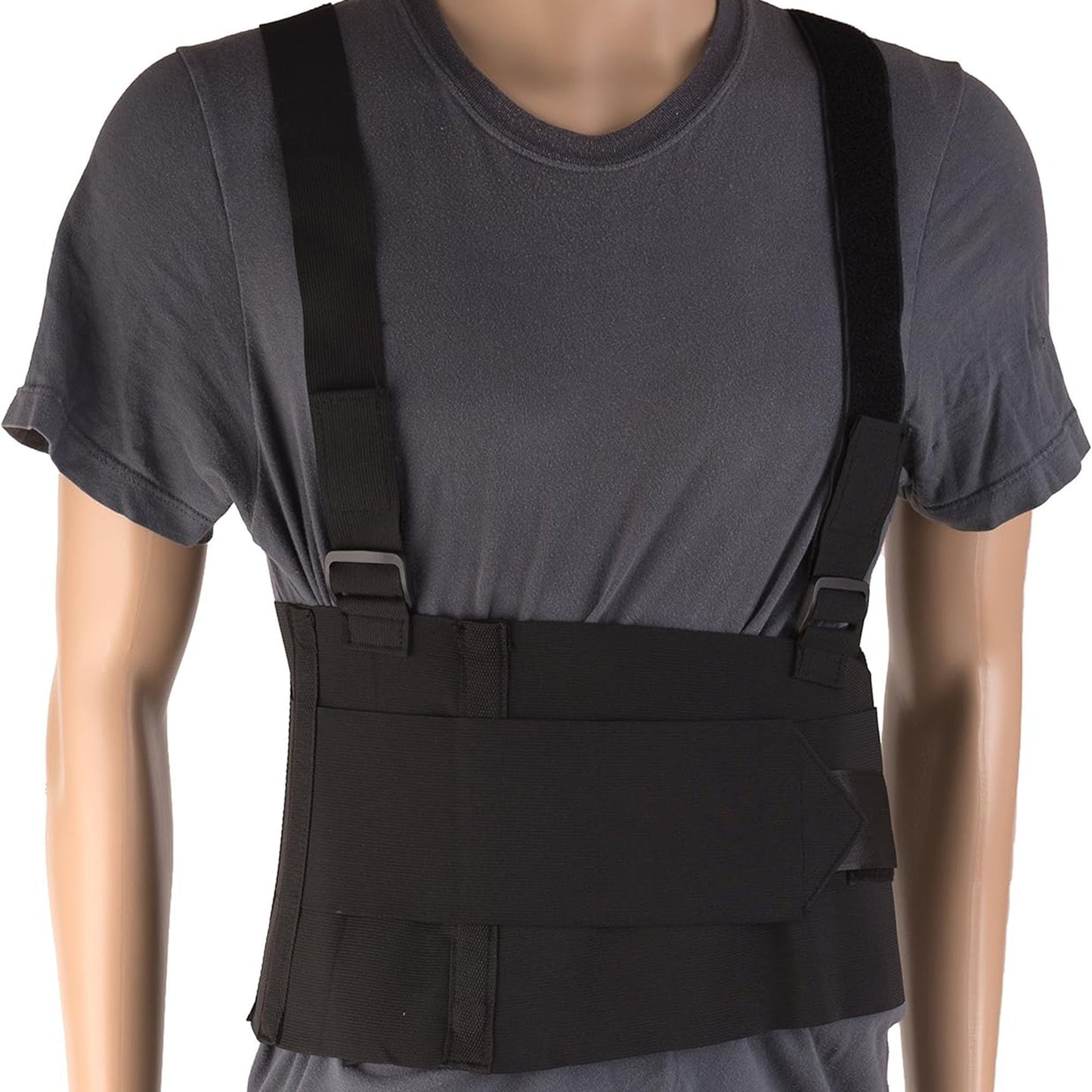 DMI® Occupational Back Support One Size Fits Most Hook and Loop Closure 28 to 40 Inch Waist Circumference 9 Inch Height Adult (836306_EA)
