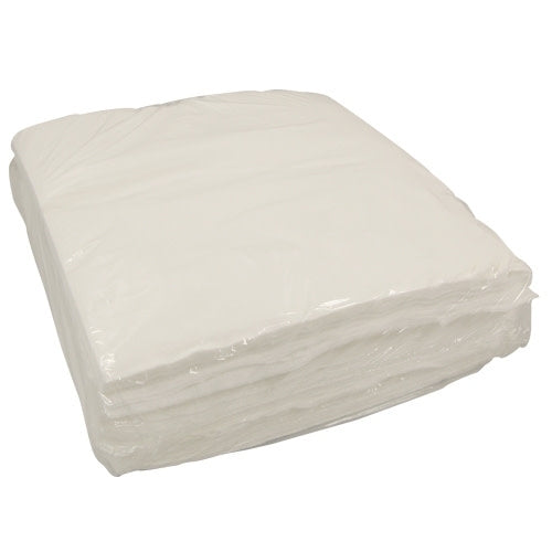 ShopWorks® Prematex® Wipers, Sontara, White, 10x10, Heavy Duty, Creped, Flat, 2 lbs/Bag, Case of 10 Bags (HOS306-2LB-PB)