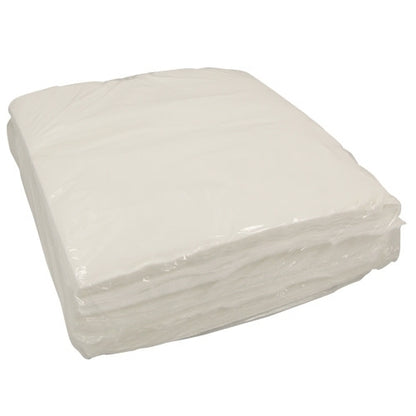 ShopWorks® Prematex® Wipers, Sontara, White, 10x10, Heavy Duty, Creped, Flat, 2 lbs/Bag, Case of 10 Bags (HOS306-2LB-PB)
