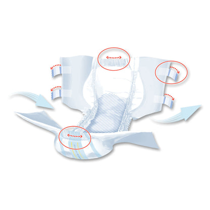 Seni® Super Quatro Unisex Adult Incontinence Brief Large Disposable Heavy Absorbency (1163835_PK)