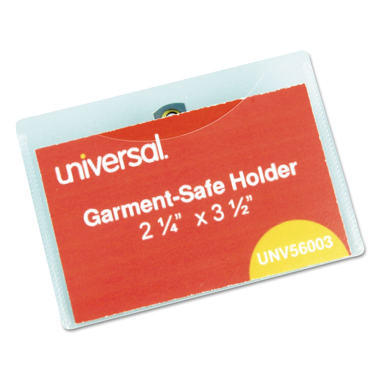 universal-clear-badge-holders-w-garment-safe-clips-num-unv56003_1