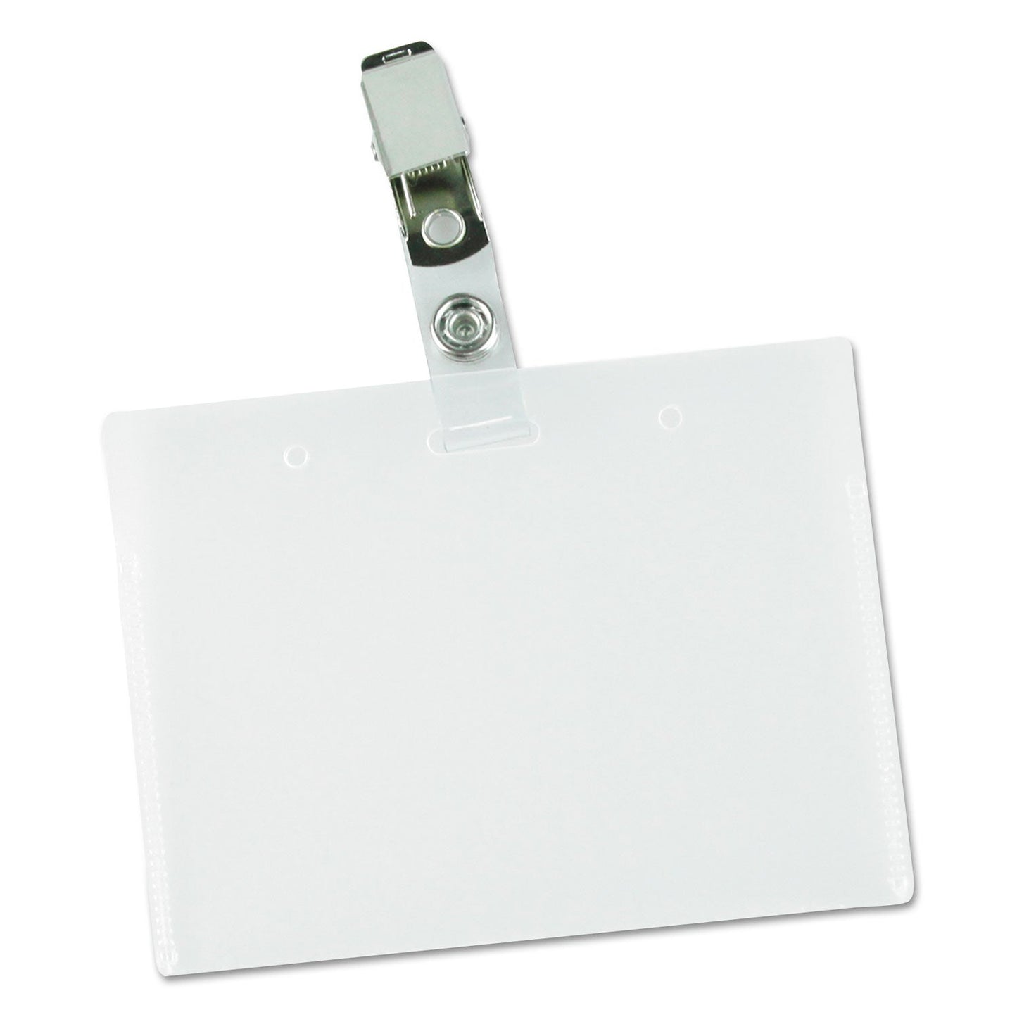 universal-deluxe-clear-badge-holder-w-garment-safe-clips-num-unv56006_4