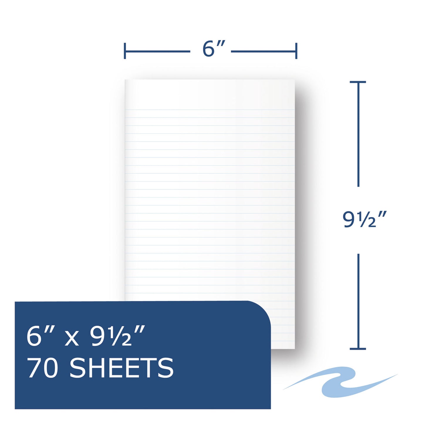 Roaring Spring® Environotes BioBased Notebook, 1-Subject, Medium/College Rule, Randomly Assorted Earthtone Cover Color, (70) 9.5 x 6 Sheets (ROA13360)