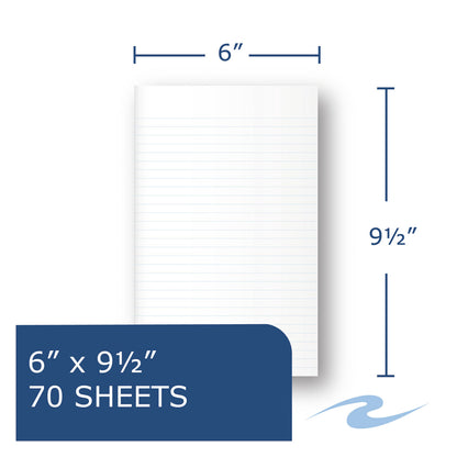 Roaring Spring® Environotes BioBased Notebook, 1-Subject, Medium/College Rule, Randomly Assorted Earthtone Cover Color, (70) 9.5 x 6 Sheets (ROA13360)