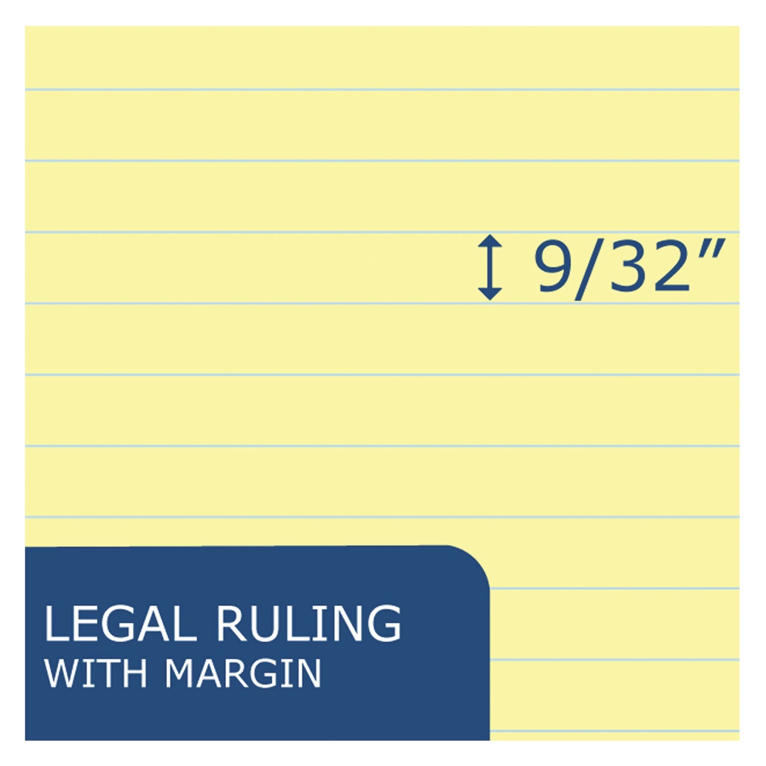 roaring-spring-r-recycled-legal-pad-wide-legal-rule-40-canary-yellow-8-5-x-11-sheets-dozen-roa74712_3