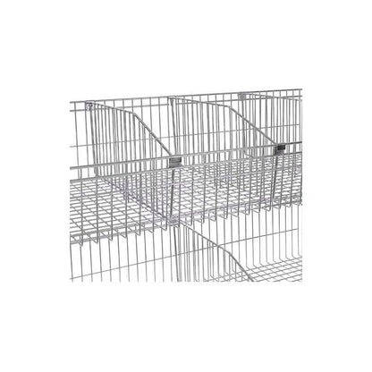 Nexel Wire Shelf Basket Divider, 18"D x 10"H (WB797101)