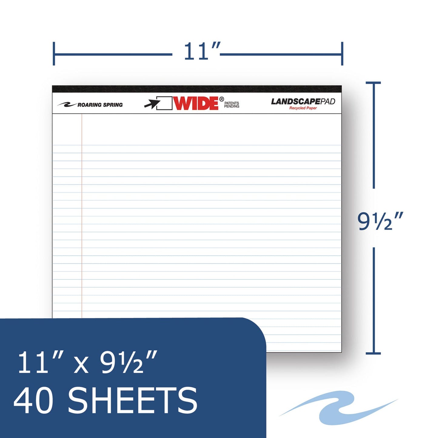 roaring-spring-r-wide-landscape-format-writing-pad-unpunched-with-standard-back-medium-college-rule-40-white-11-x-9-5-sheets-roa74500_2