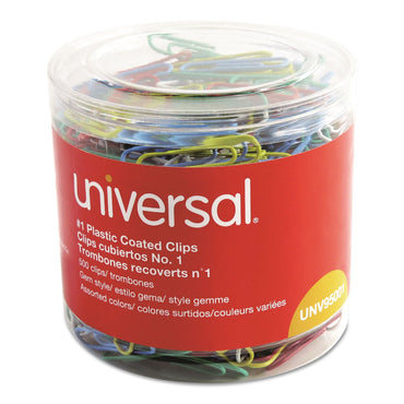 universal-plastic-coated-paper-clips-with-one-compartment-storage-tub-num-unv95001_2