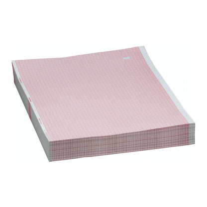 Marquette™ Recording Chart Paper Z-Fold Red Grid (413888_PK)