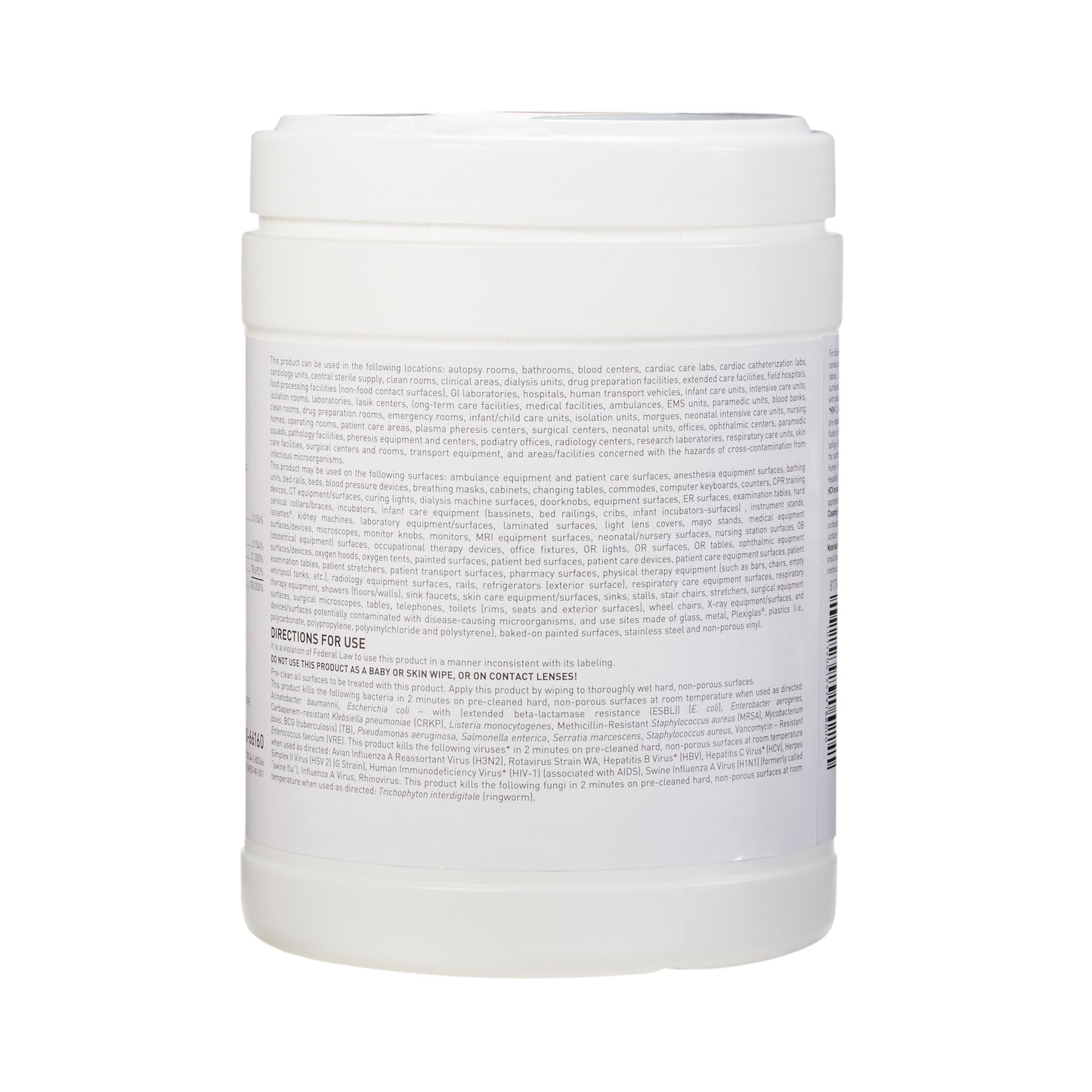 McKesson Surface Disinfectant Premoistened Manual Pull Wipe 160 Count Canister Alcohol Scent NonSterile (880563_CS)