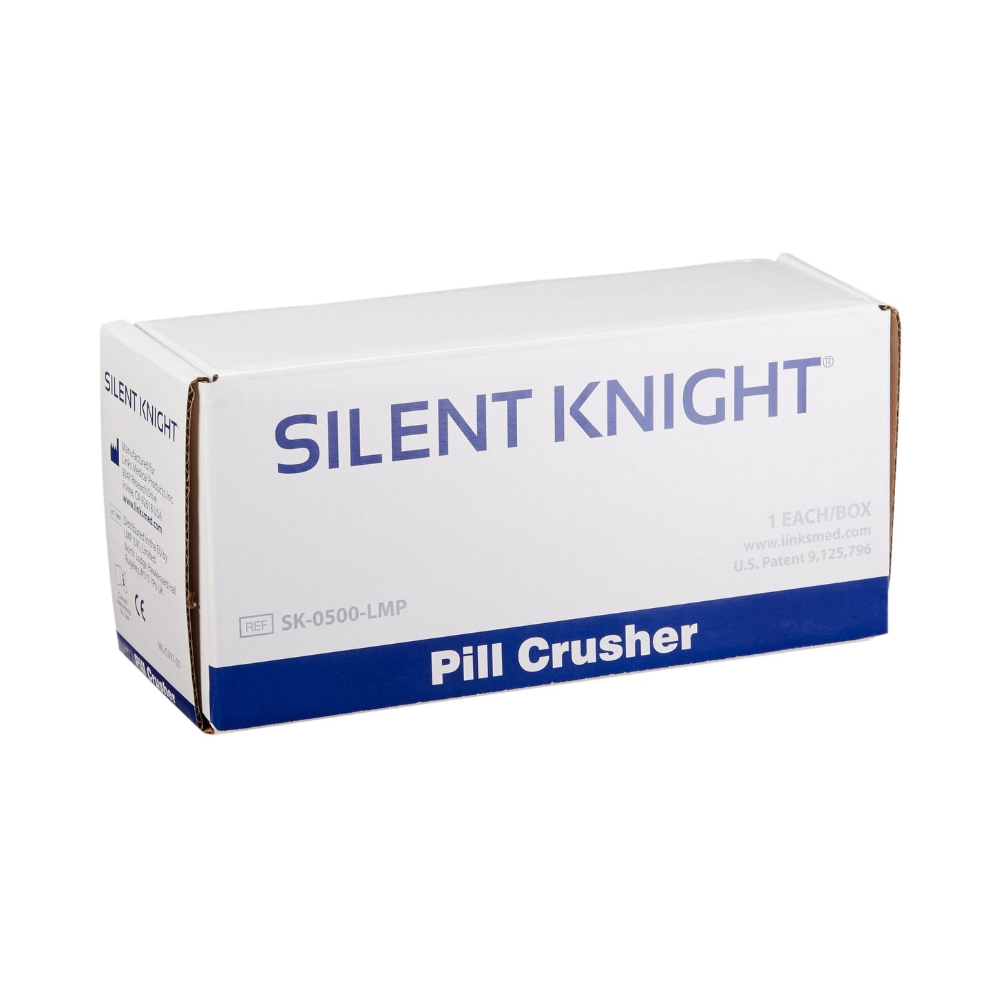 Silent Knight® Pill Crusher Hand Operated Blue / White (1026306_EA)