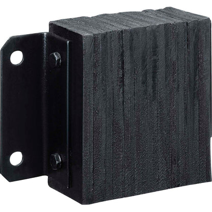Global lndustrial P1 Heavy Duty Dock Bumper, Rectangular 14Wx10H, Black (WB988026)