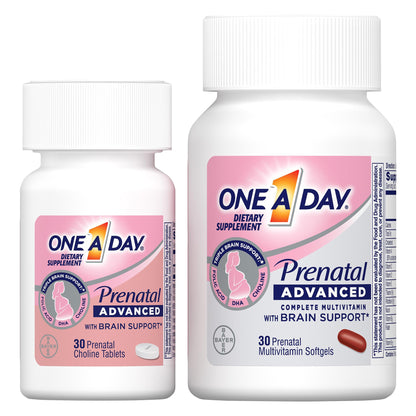 One A Day® Prenatal Vitamin Supplement Softgel 60 per Bottle (1229943_BT)