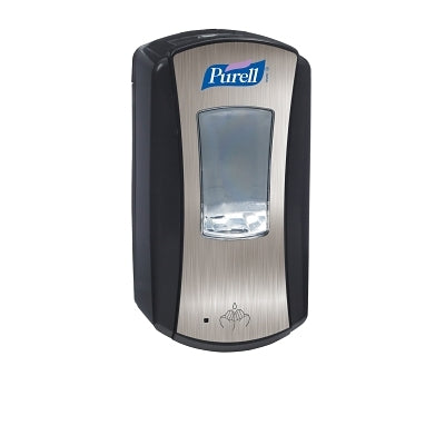 Gojo LTX™ Touch-Free Hand Sanitizer Dispenser, 1200 mL Refill Size, Black/Chrome, LTX-12™ (315-1928-04)