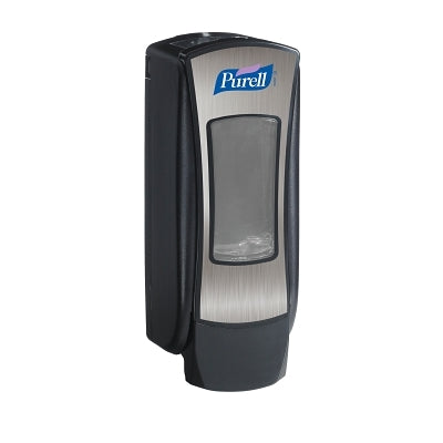 Gojo ADX™ Push-Style Hand Sanitizer Dispenser, 1250 mL Refill Size, Black/Chrome, ADX-12™ (315-8828-06)