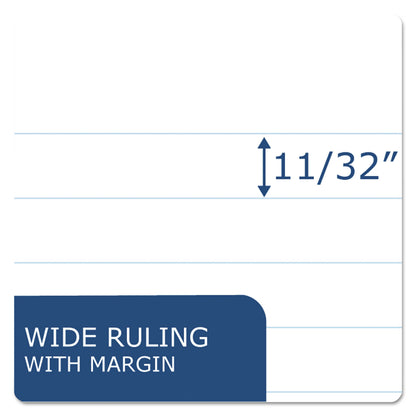 Roaring Spring® Stitched Cover Composition Book, Wide/Legal Rule, Blue Cover, (48) 10.5 x 8 Sheets (ROA77501)