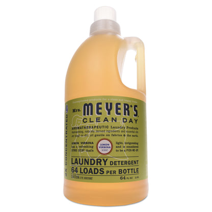 Mrs. Meyer's® Liquid Laundry Detergent, Lemon Verbena Scent, 64 oz Bottle (SJN375577EA)