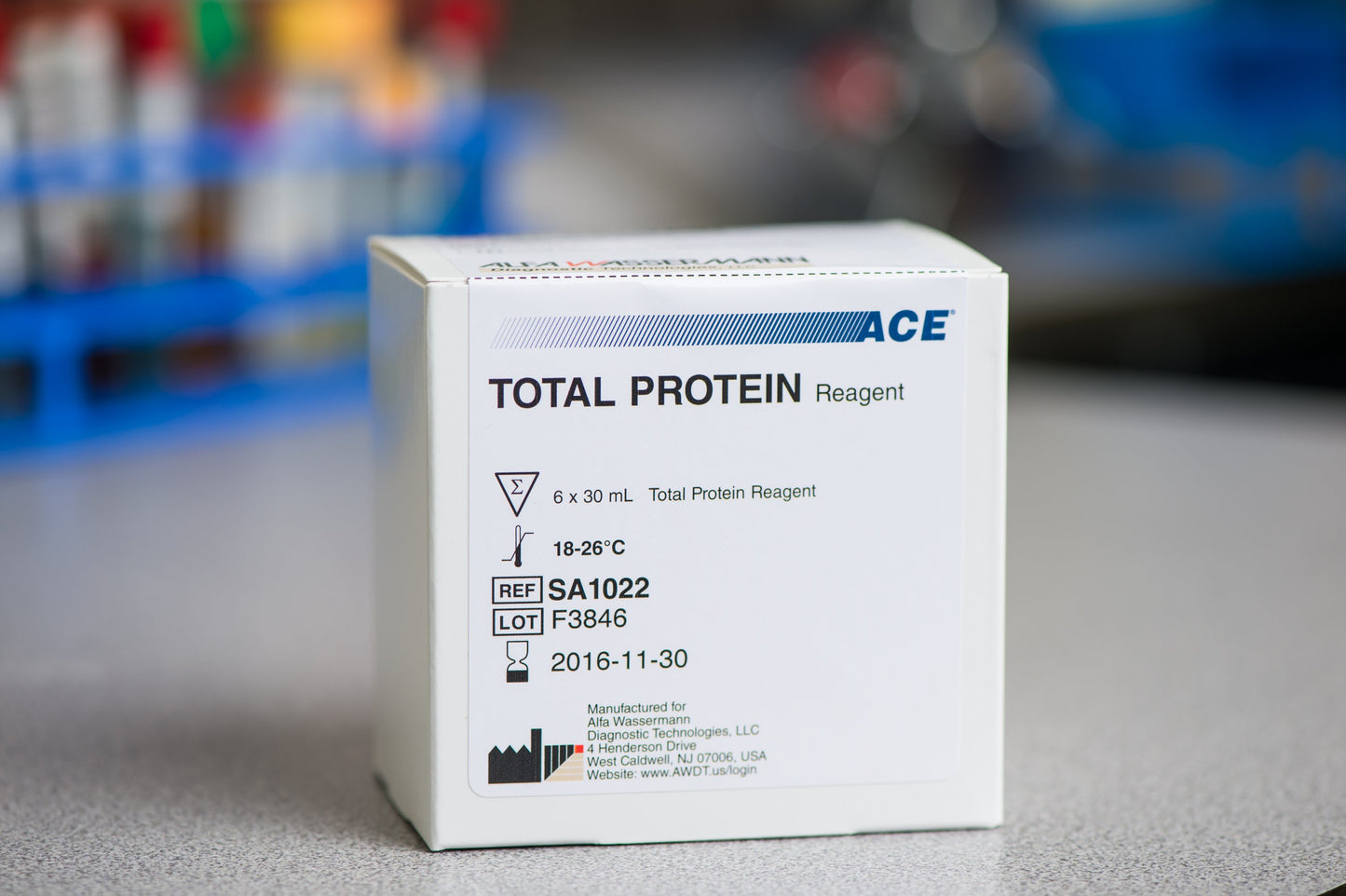 ACE® General Chemistry Reagent Total Protein 900 Tests (297950_KT)