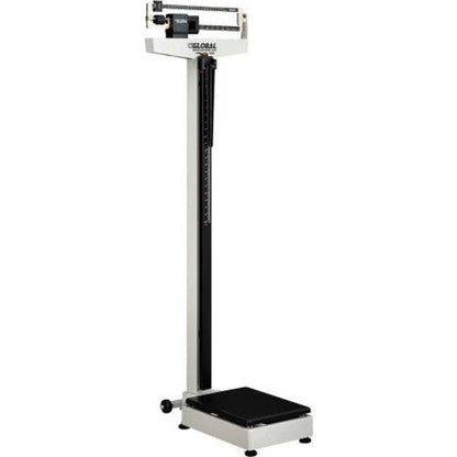 Global Industrial Physician Beam Scale w/ Height Rod, 450 Lb Capacity, 10-7/8"L x 14-13/16"W (WB318504)