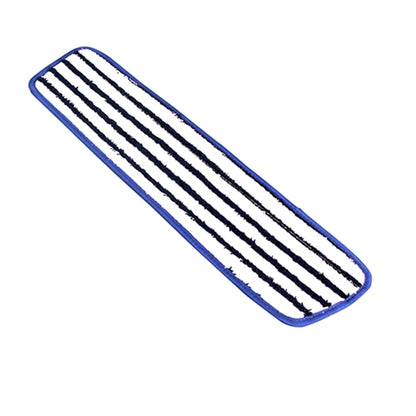 Impact® Microfiber Looped Finish Flat Mop Pad, Blue/White, 18 Inch, 12/Bag (IMP3189)