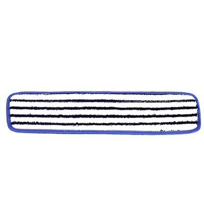 Impact® Microfiber Looped Finish Flat Mop Pad, Blue/White, 18 Inch, 12/Bag (IMP3189)