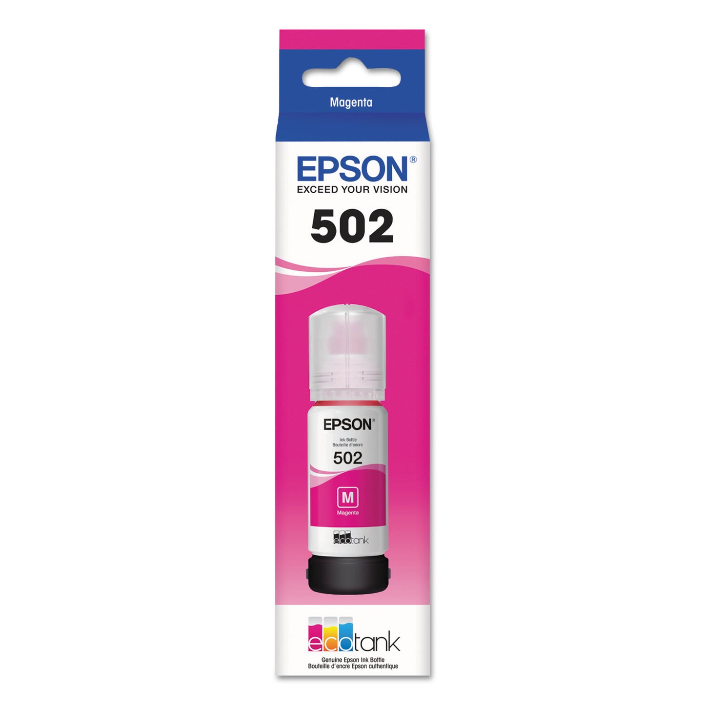 Epson® T502320-S (502) Ink, 6,000 Page-Yield, Magenta (EPST502320S)