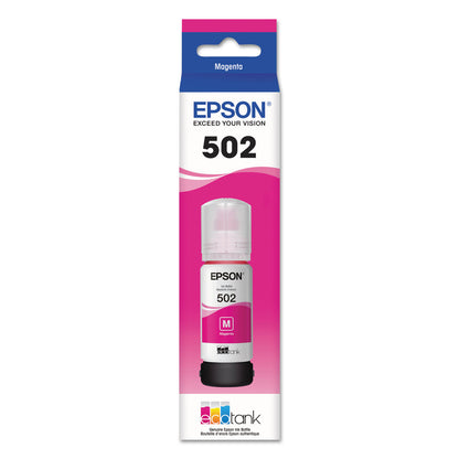 Epson® T502320-S (502) Ink, 6,000 Page-Yield, Magenta (EPST502320S)