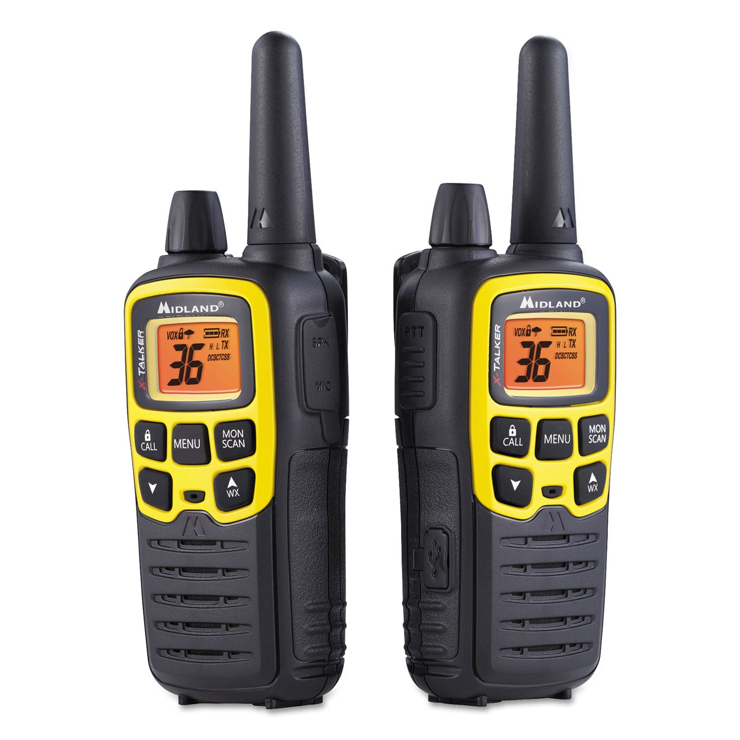 Midland® X-TALKER T61VP3 Two-Way Radio, 2 Radios, 1 W, 36 Channels (MROT61VP3)