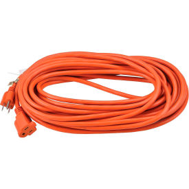 Global Industrial 50 Ft. Outdoor Extension Cord, 16/3 Ga, 13A, Orange (WB500792)