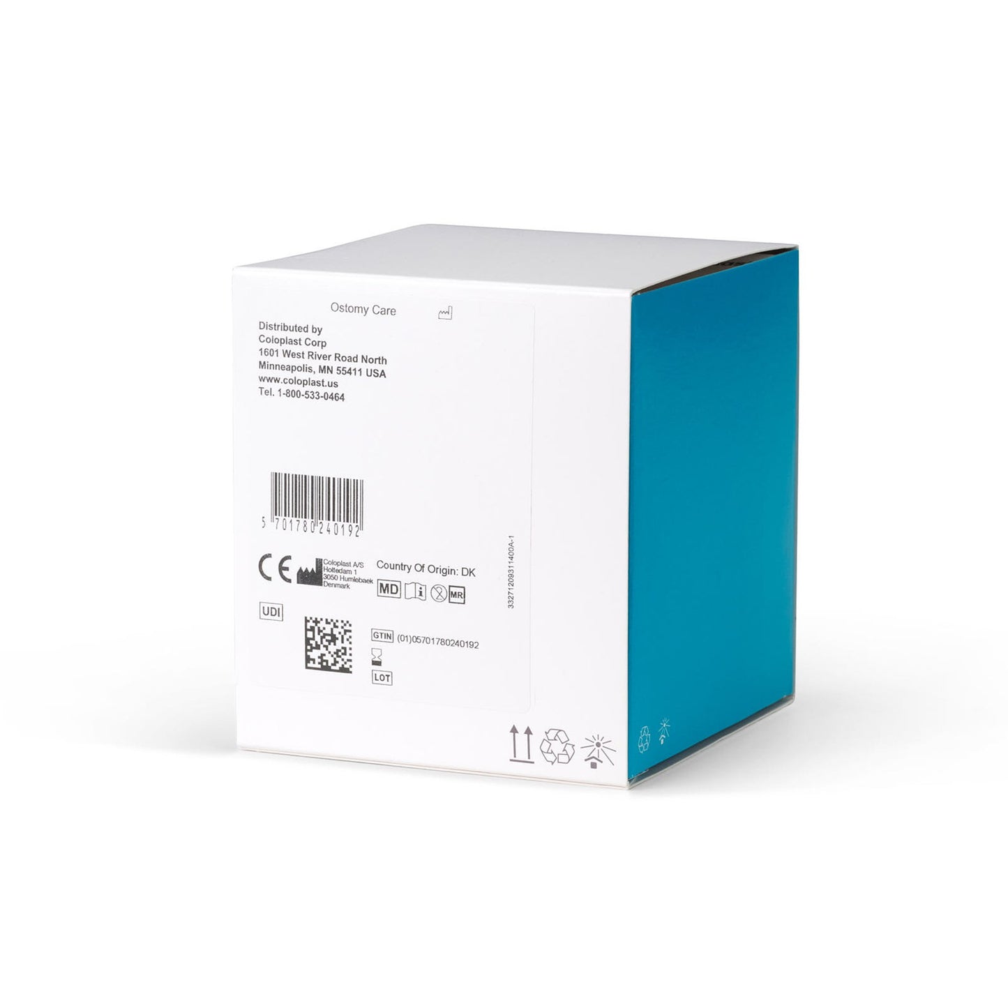 Brava® Ostomy Seal Convex, Starter Hole 1-3/8 Inch (35mm) (1194628_BX)