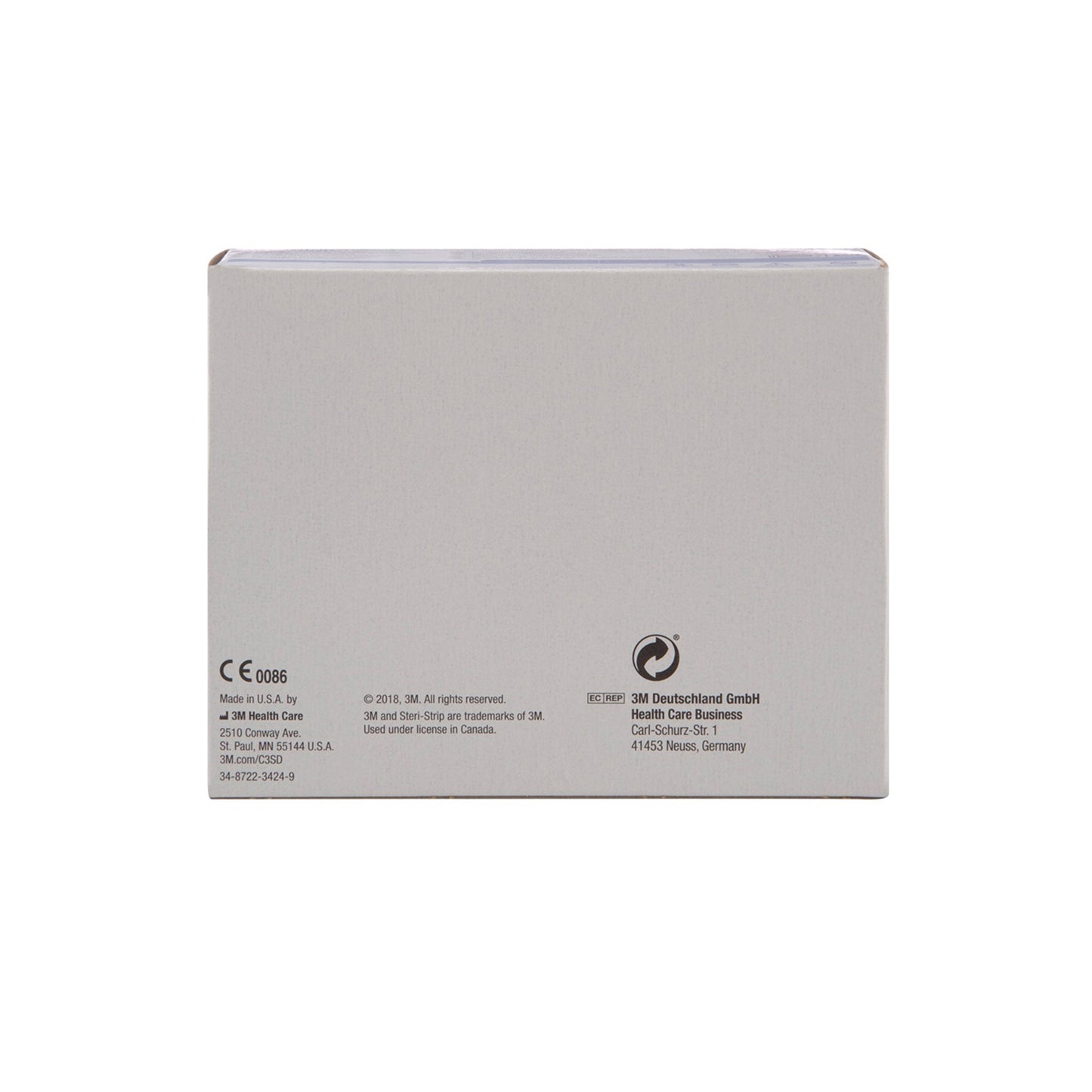 Steri-Strip™ Skin Closure Strip 1/2 X 4 Inch Nonwoven Material Reinforced Strip White (5785_BX)