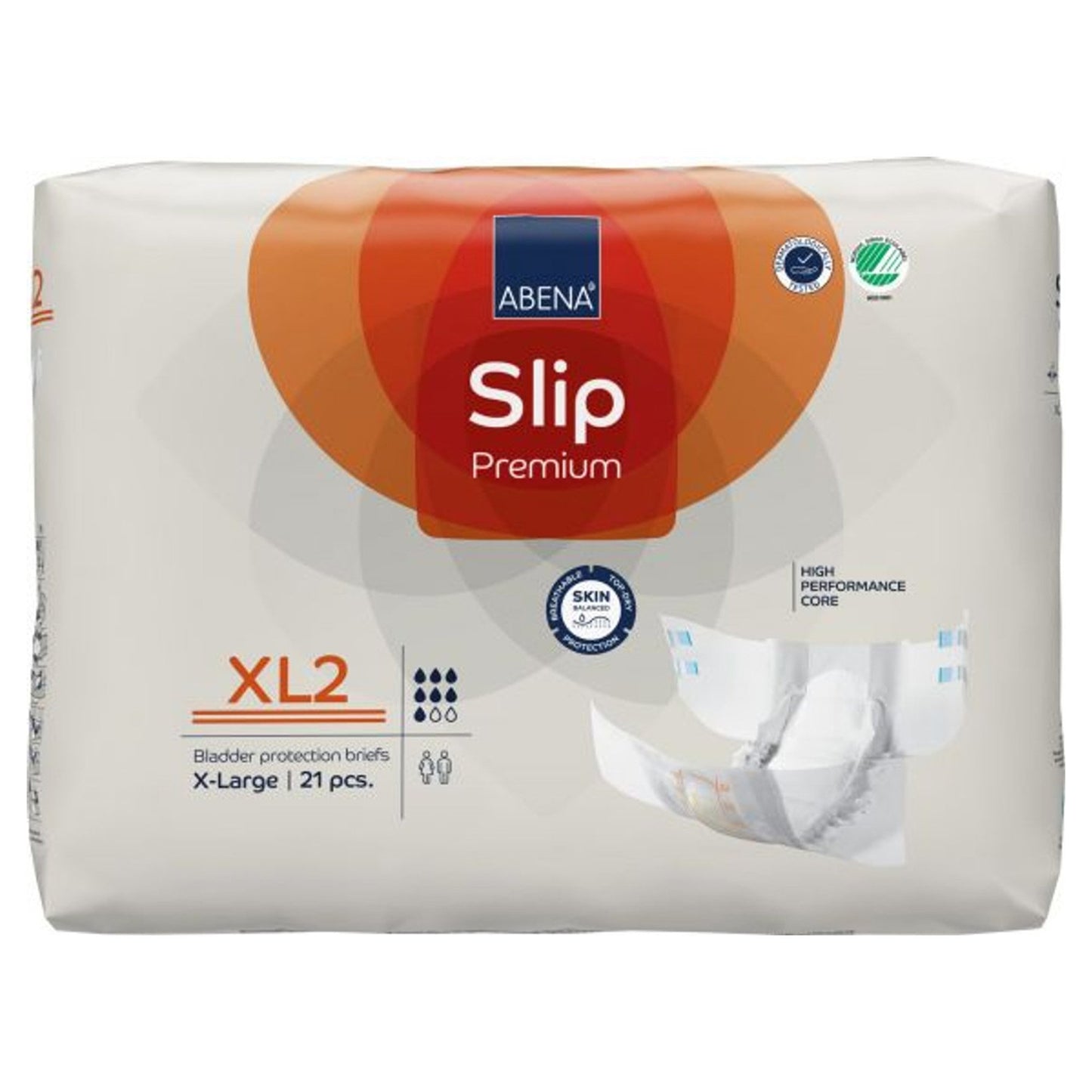Abena® Slip Premium XL2 Unisex Adult Incontinence Brief X-Large Disposable Heavy Absorbency (1218209_PK)
