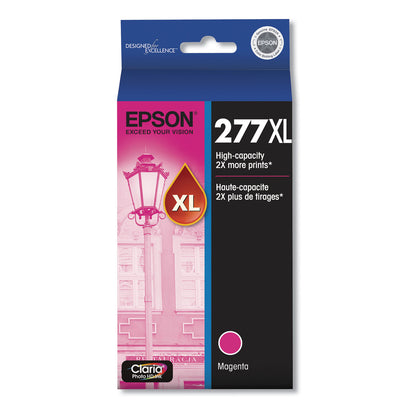 Epson® T277XL320-S (277XL) Claria High-Yield Ink, 740 Page-Yield, Magenta (EPST277XL320S)