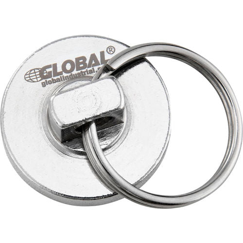 Global Industrial Neodymium Magnetic Assembly w/ Key Ring, 35 Lbs. Pull, 6/Pack (WB320756)