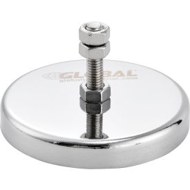 Global Industrial Ceramic Mount-It Magnet w/ Attached Screw & Nuts, 65 Lbs. Pull, 6/Pack (WB320762)