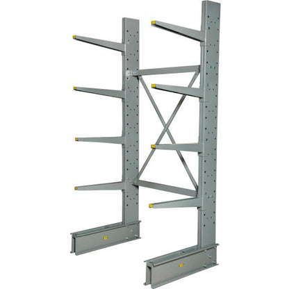 Global Industrial Single Sided Cantilever Rack Starter, 48"Wx38"Dx96"H - Best Value Series (WB320821)